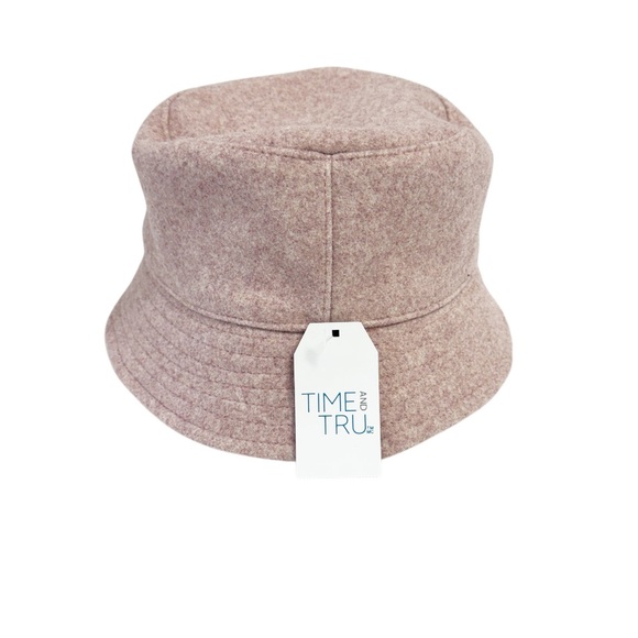 Time and Tru Accessories - TIME & TRU Pink Bucket Hat Sherpa Lined New With Tags One Size